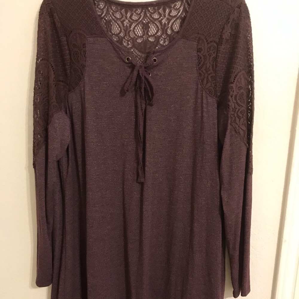Oversized Maroon top
